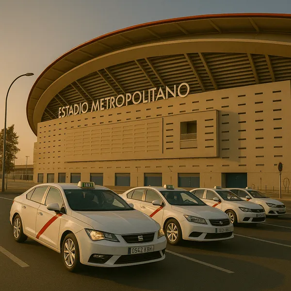 Vehículo SEAT León de la flota de MadridTaxis